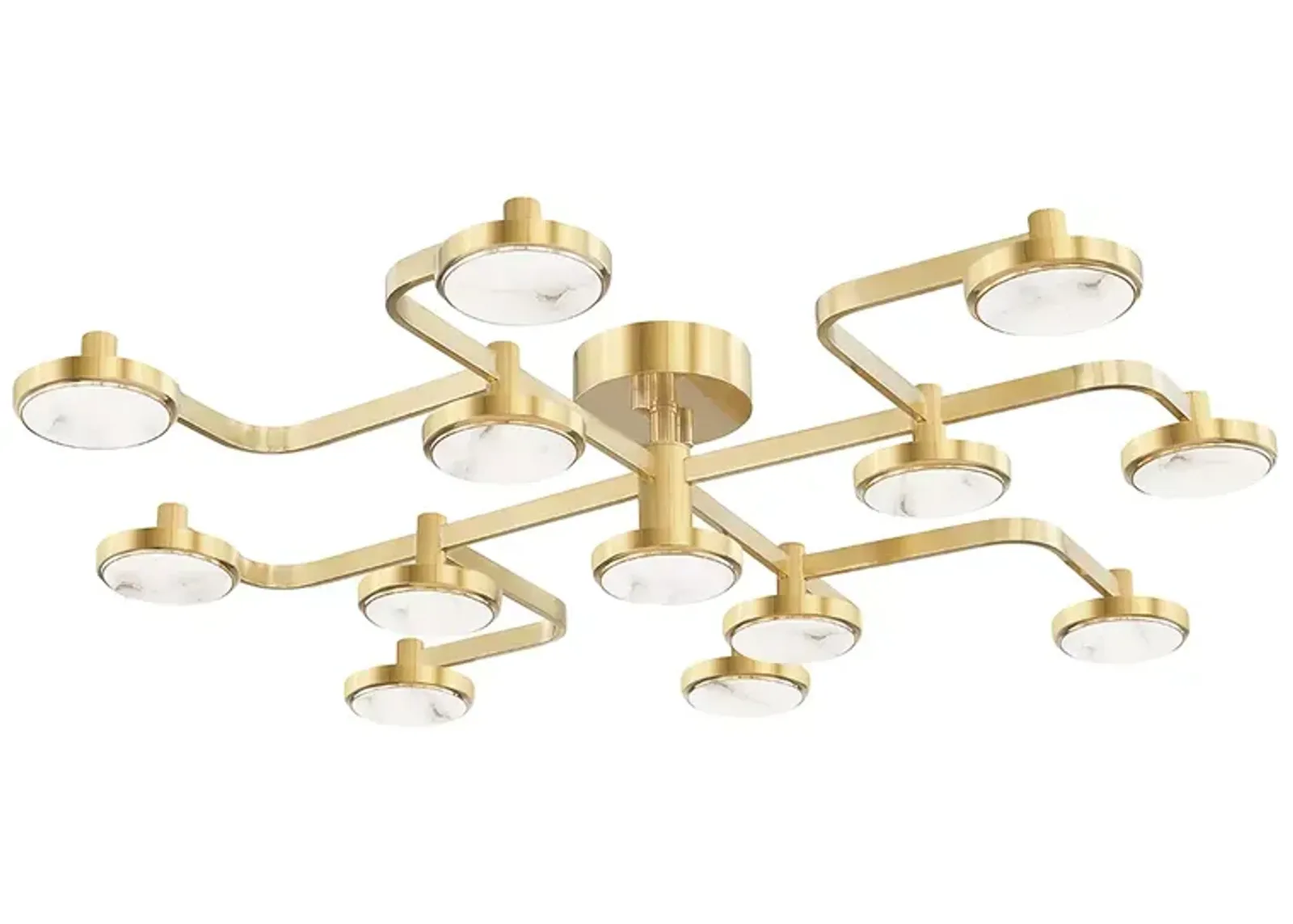 Hudson Valley Meander 13 Light LED Chandelier 