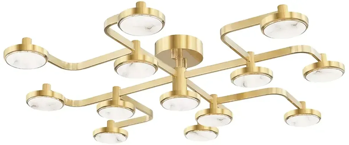 Hudson Valley Meander 13 Light LED Chandelier 