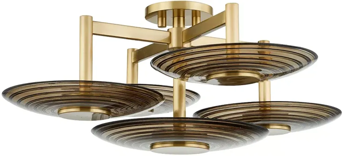 Bloomingdale's Griston 5 Light Semi Flush Ceiling Light