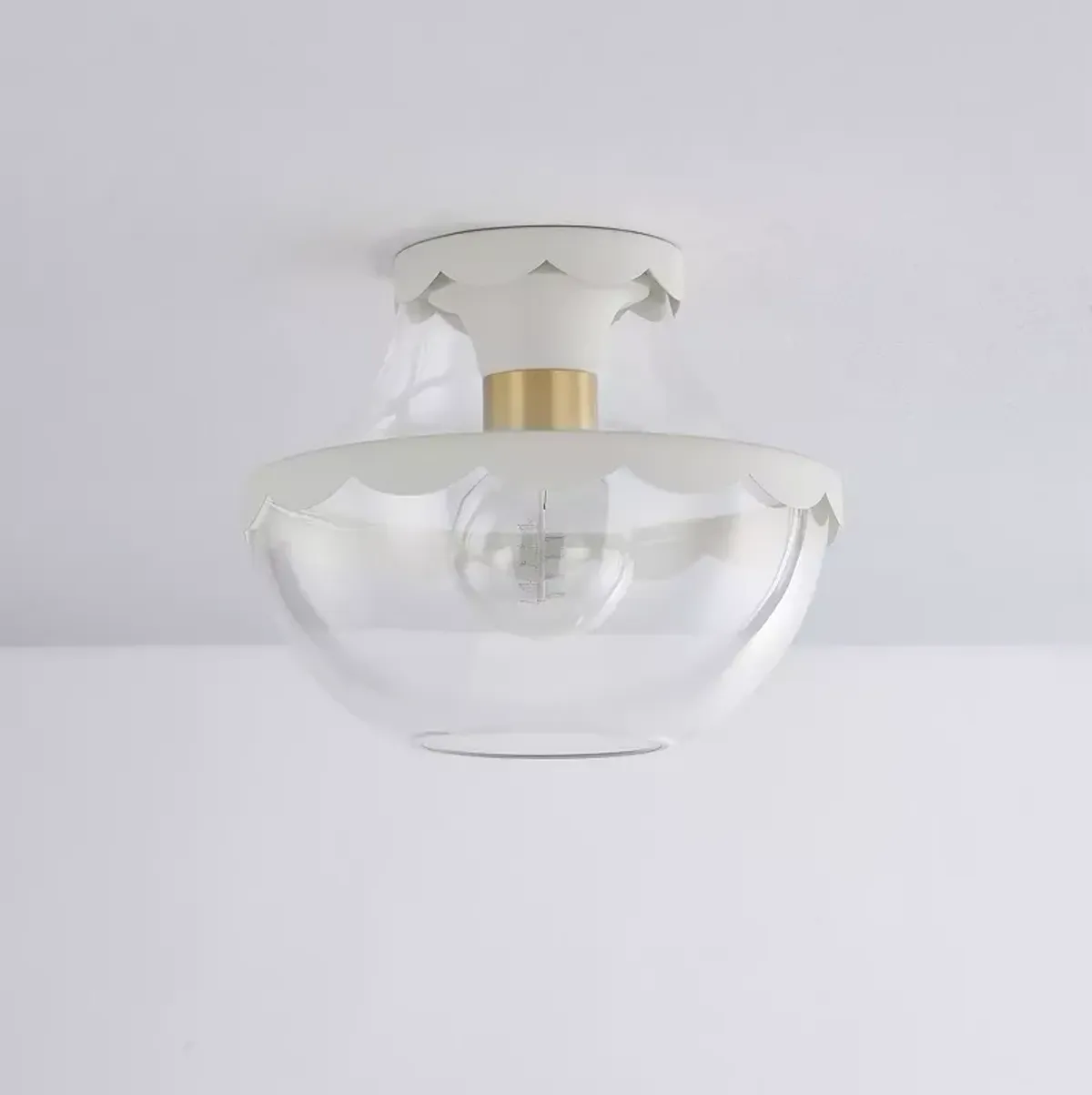 Mitzi Alaina 1 Light Semi Flush Fixture