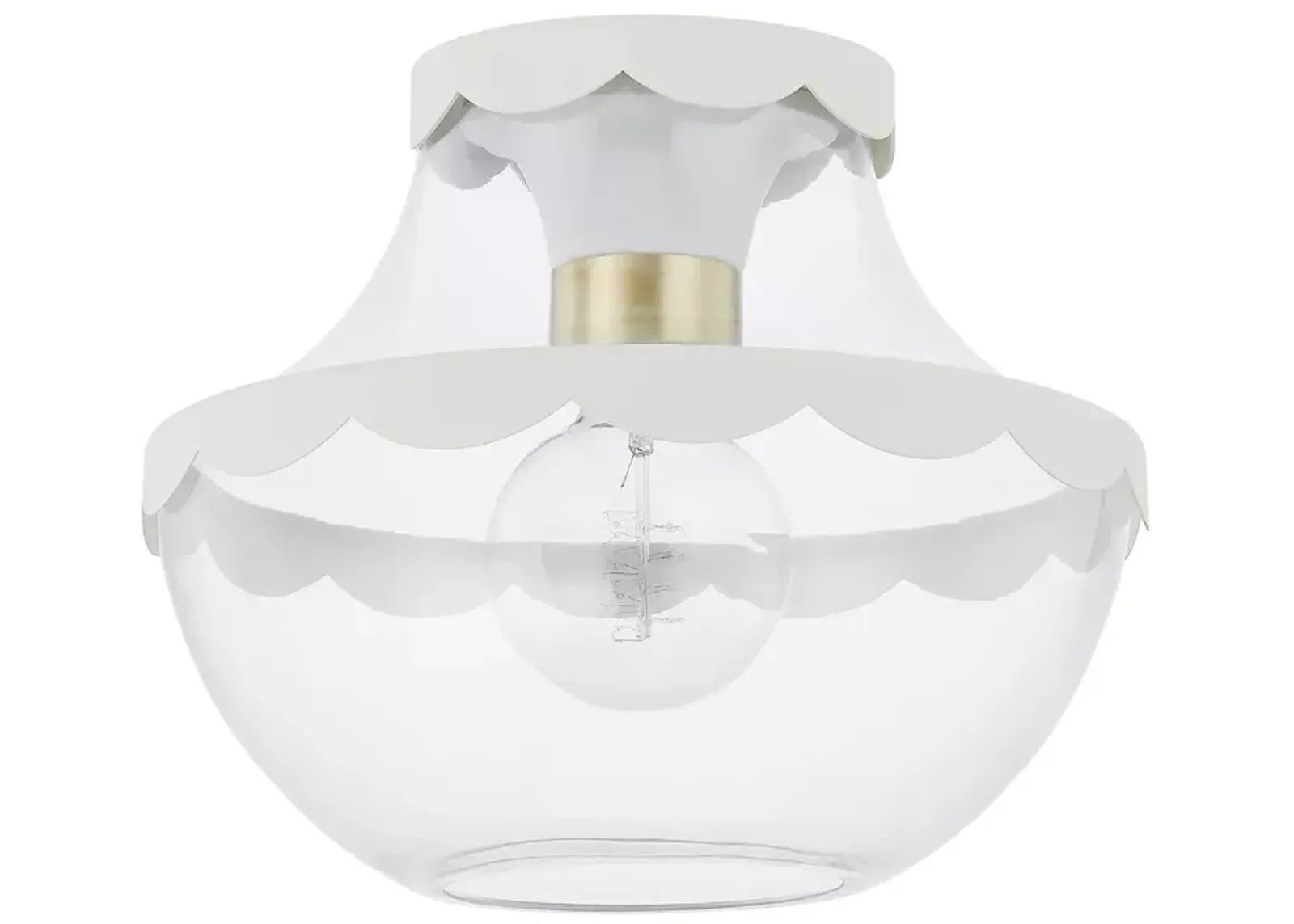 Mitzi Alaina 1 Light Semi Flush Fixture