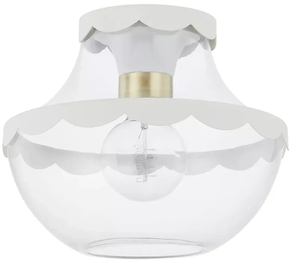 Mitzi Alaina 1 Light Semi Flush Fixture