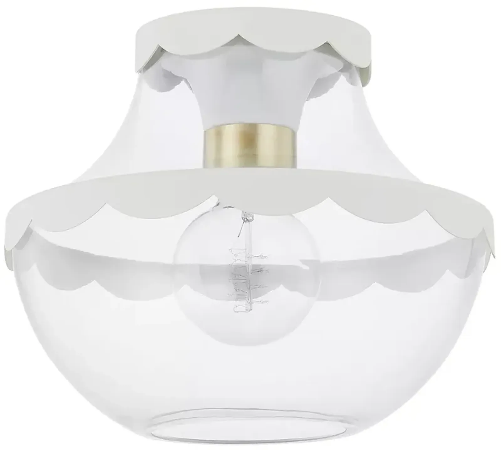 Mitzi Alaina 1 Light Semi Flush Fixture