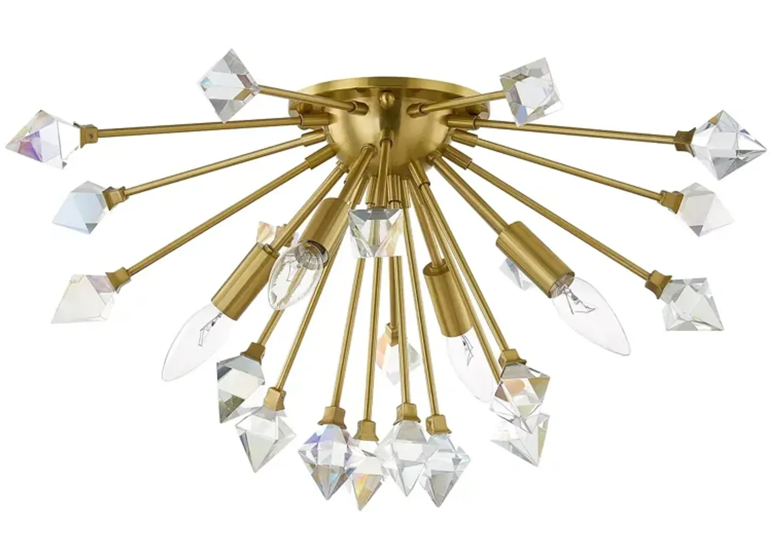 Mitzi Genesis 4 Light Flush Mount Ceiling Light