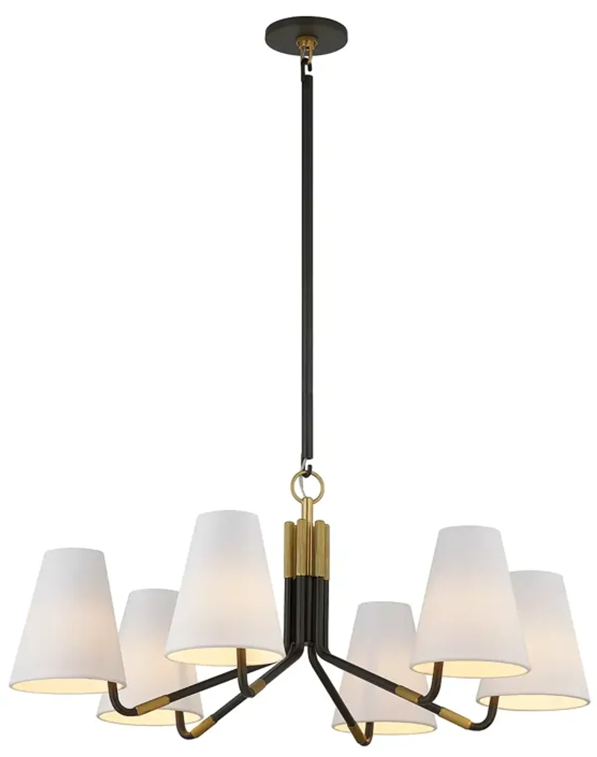 Bloomingdale's Stanwyck Six Light Chandelier 