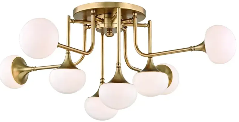 Hudson Valley Fleming 8-Light Semi-Flush Mount