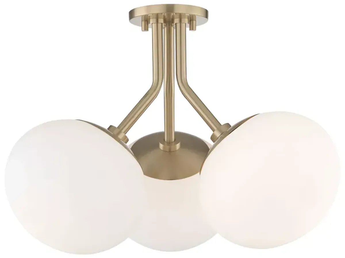 Mitzi Estee 3-Light Semi-Flush Mount 