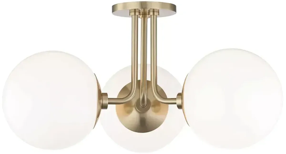 Mitzi Stella 3-Light Semi-Flush Mount