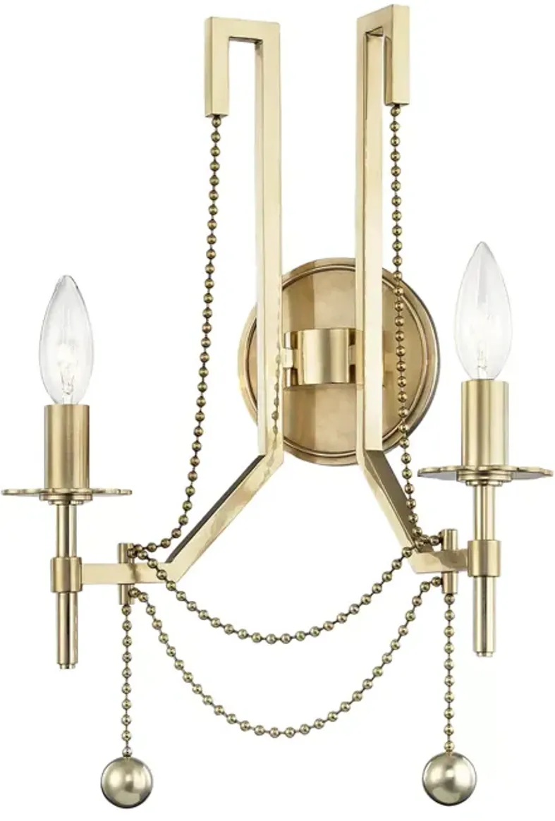 Hudson Valley Zariah 2-Light Wall Sconce