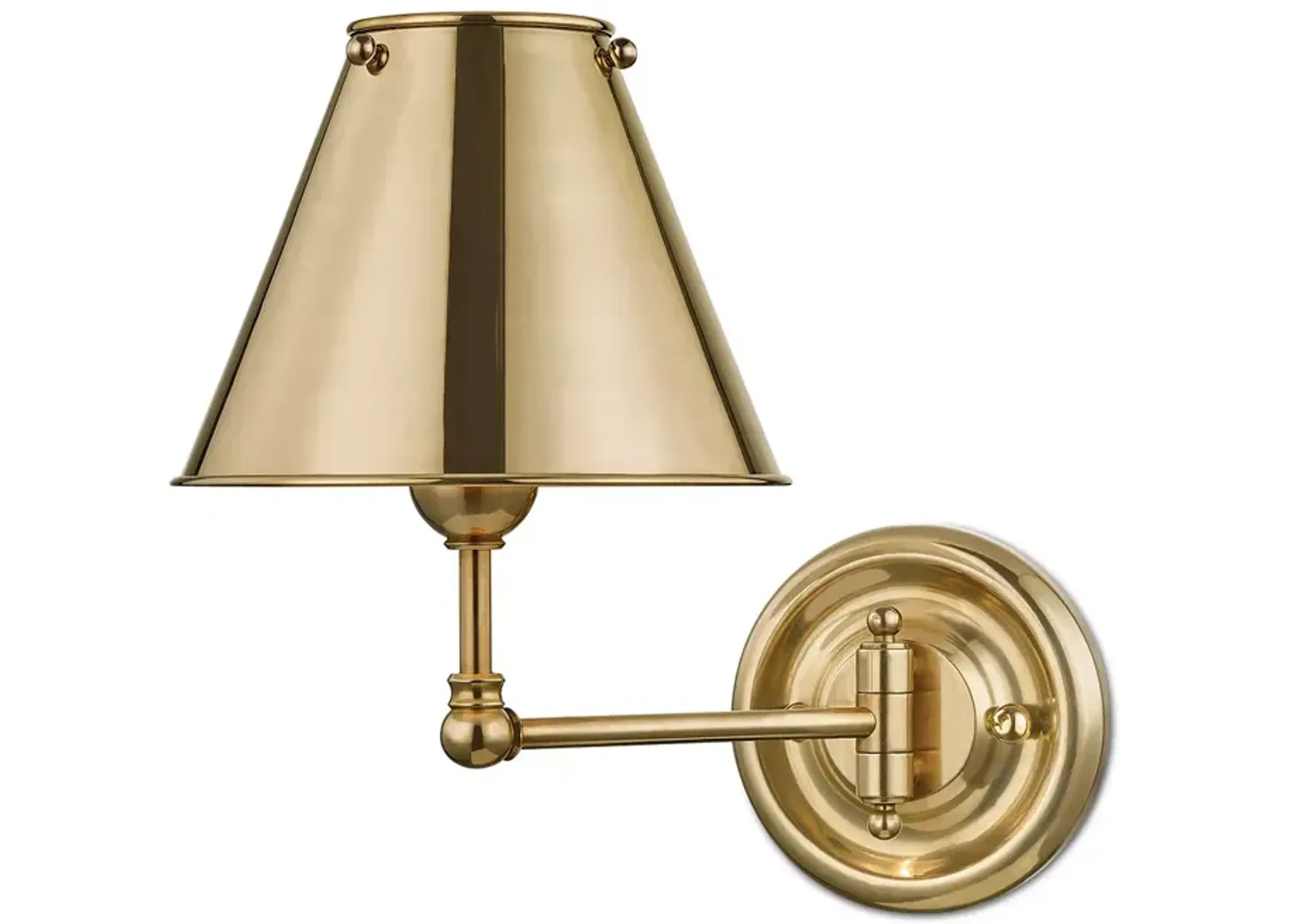 Hudson Valley Lighting Classic No.1 by Mark D. Sikes 1 Light Swing-Arm Wall Sconce