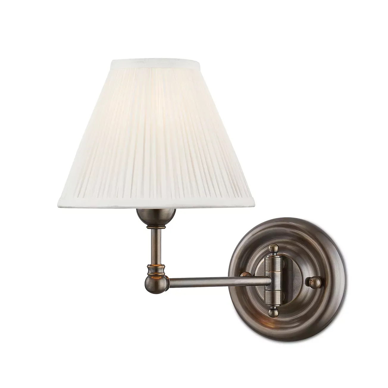 Hudson Valley Lighting Classic No.1 by Mark D. Sikes 1 Light Swing-Arm Wall Sconce