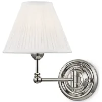 Hudson Valley Lighting Classic No.1 by Mark D. Sikes 1 Light Swing-Arm Wall Sconce
