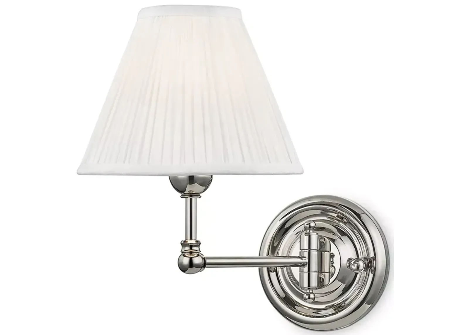 Hudson Valley Lighting Classic No.1 by Mark D. Sikes 1 Light Swing-Arm Wall Sconce