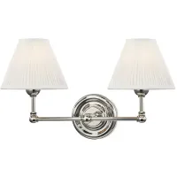 Hudson Valley Lighting Classic No.1 by Mark D. Sikes, Two-Light Wall Sconce