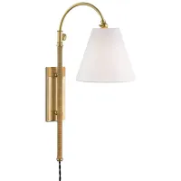 Hudson Valley Lighting Curves No.1 by Mark D. Sikes 1 Light Adjustable Wall Sconce