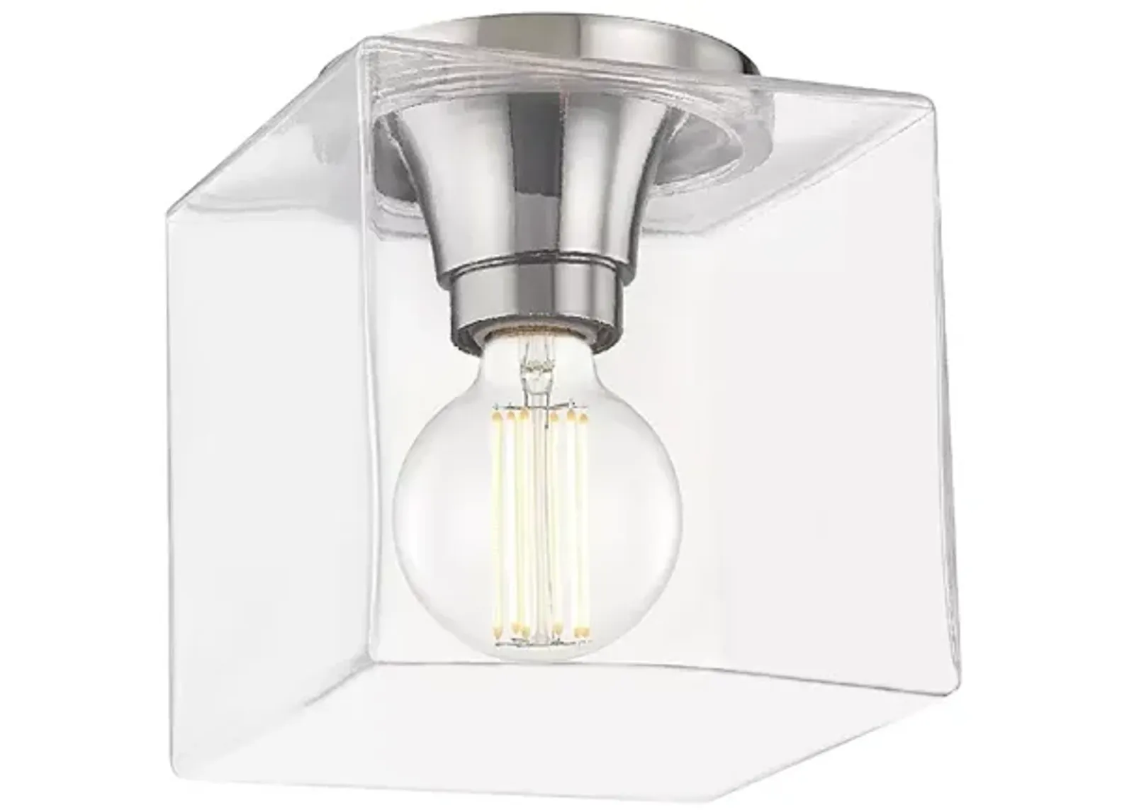 Mitzi Grace Small Square Flush Mount 