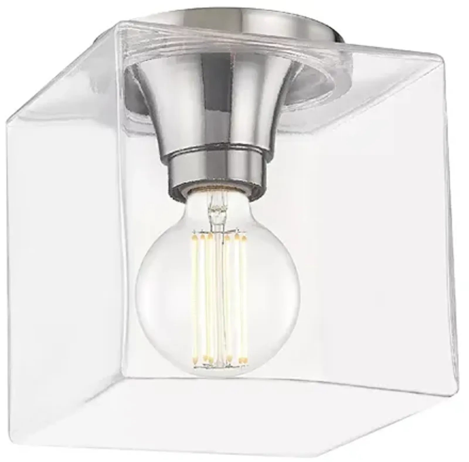 Mitzi Grace Small Square Flush Mount 