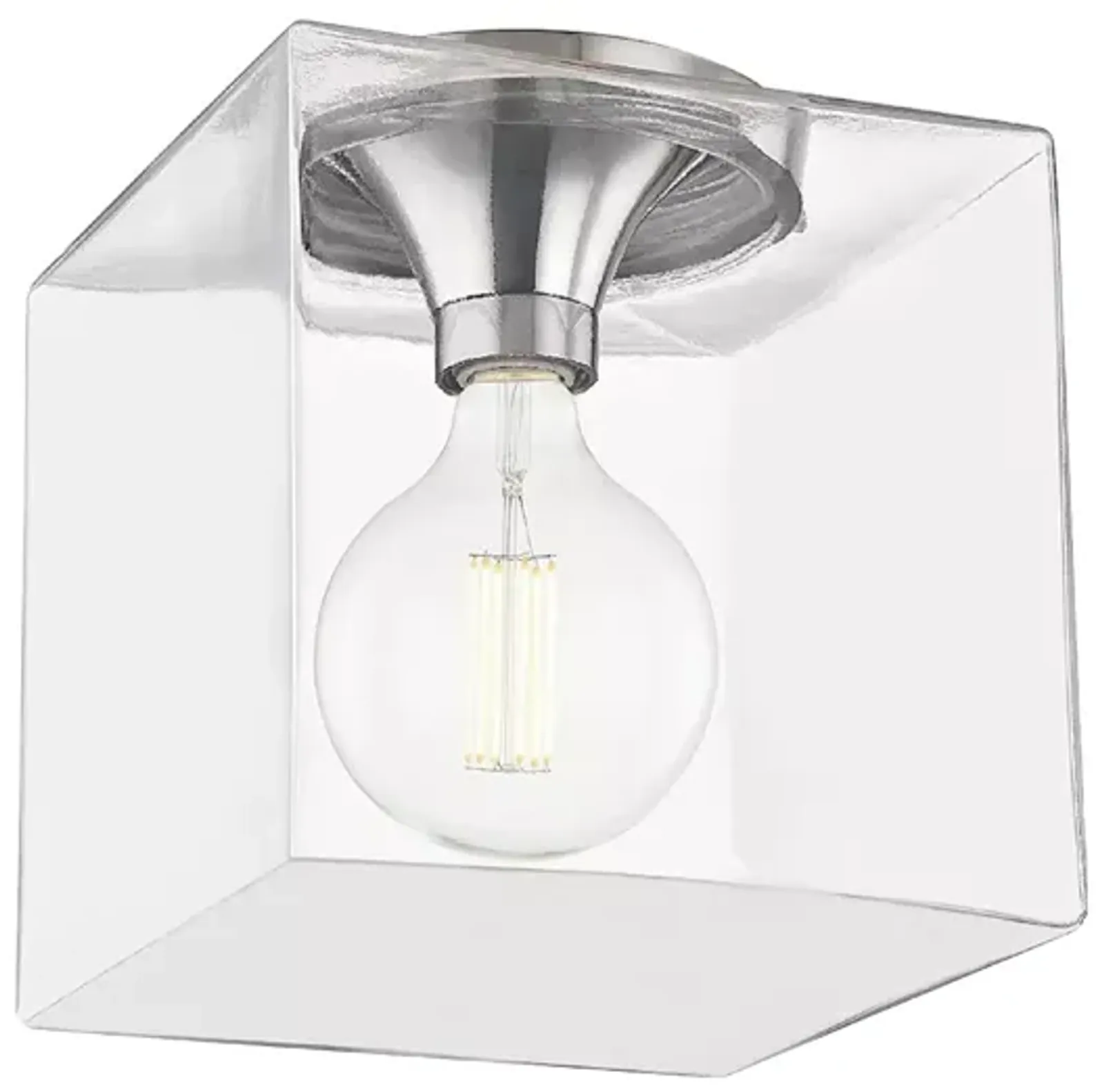 Mitzi Grace Large Square Flush Mount 