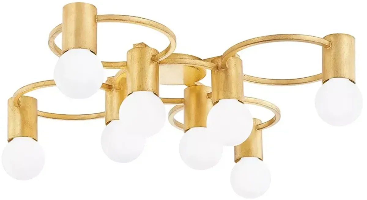 Mitzi Hope 8 Light Semi Flush Ceiling Light