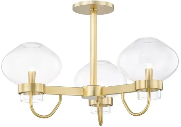 Mitzi Korey 3 Light Semi Flush Mount