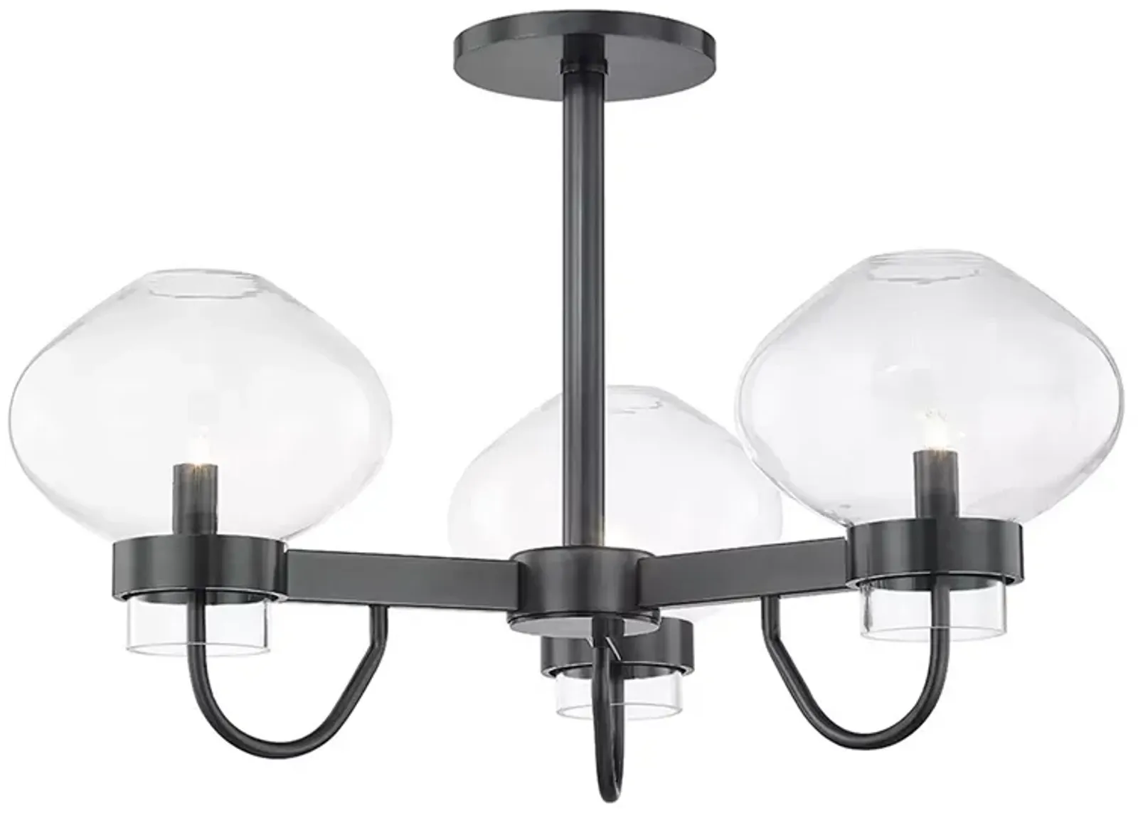 Mitzi Korey 3 Light Semi Flush Mount