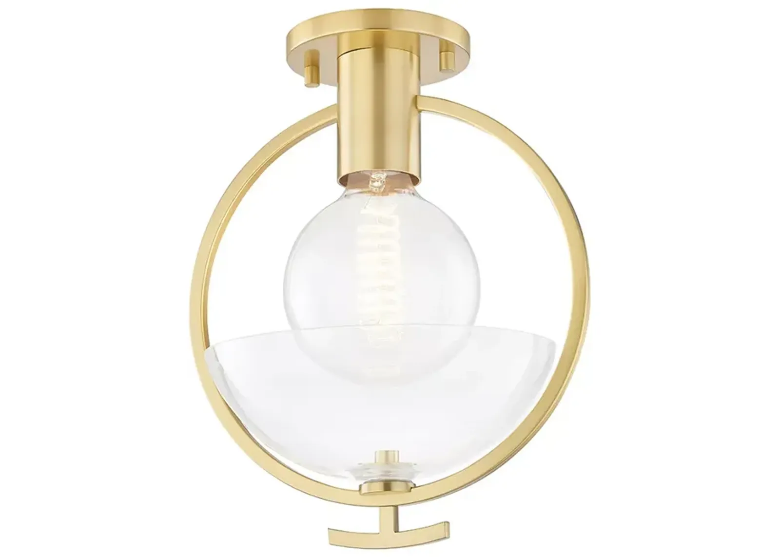 Mitzi Ringo 1 Light Semi Flush Mount