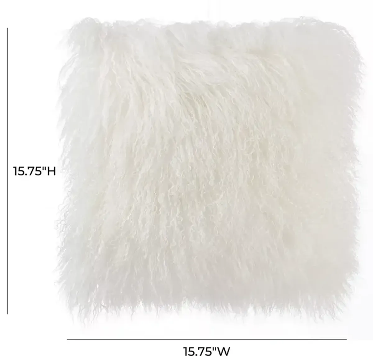 TOV Furniture Tibetan Sheep Fur Pillow