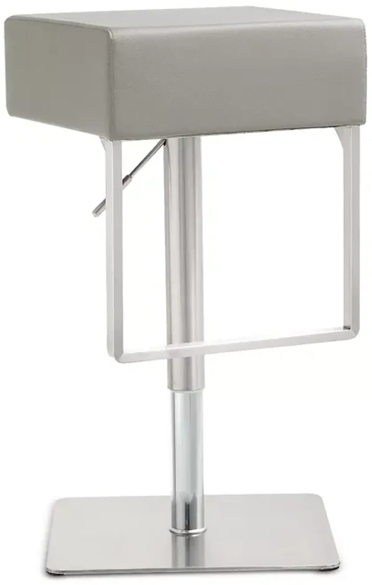 TOV Furniture Seville Light Gray Adjustable Barstool