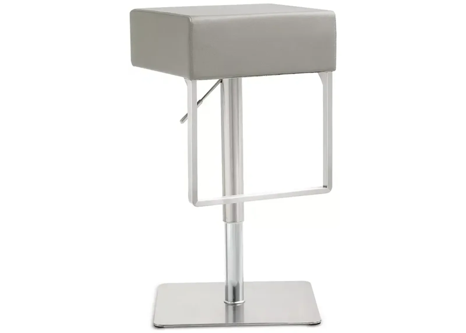 TOV Furniture Seville Light Gray Adjustable Barstool