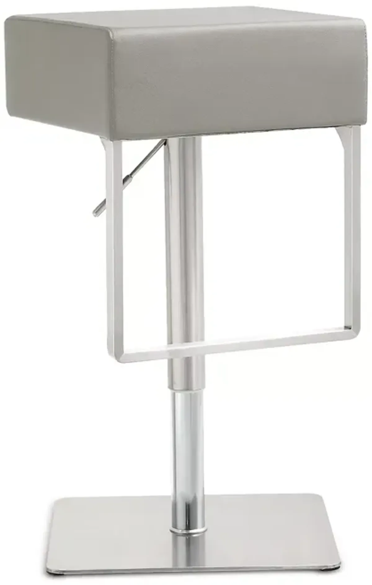 TOV Furniture Seville Light Gray Adjustable Barstool