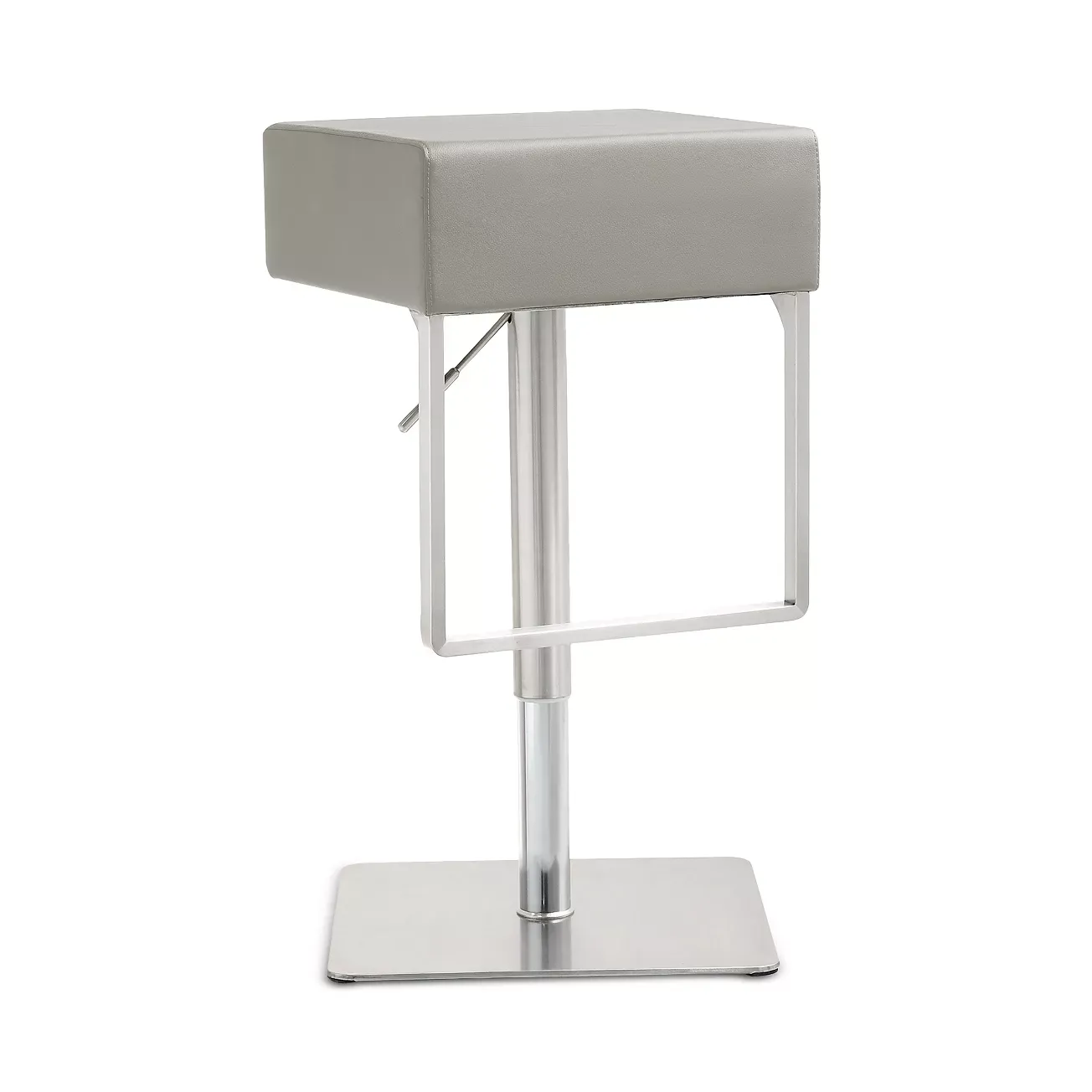 TOV Furniture Seville Light Gray Adjustable Barstool