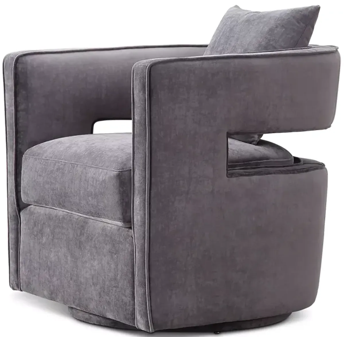 TOV Furniture Kennedy Velvet Swivel Chair