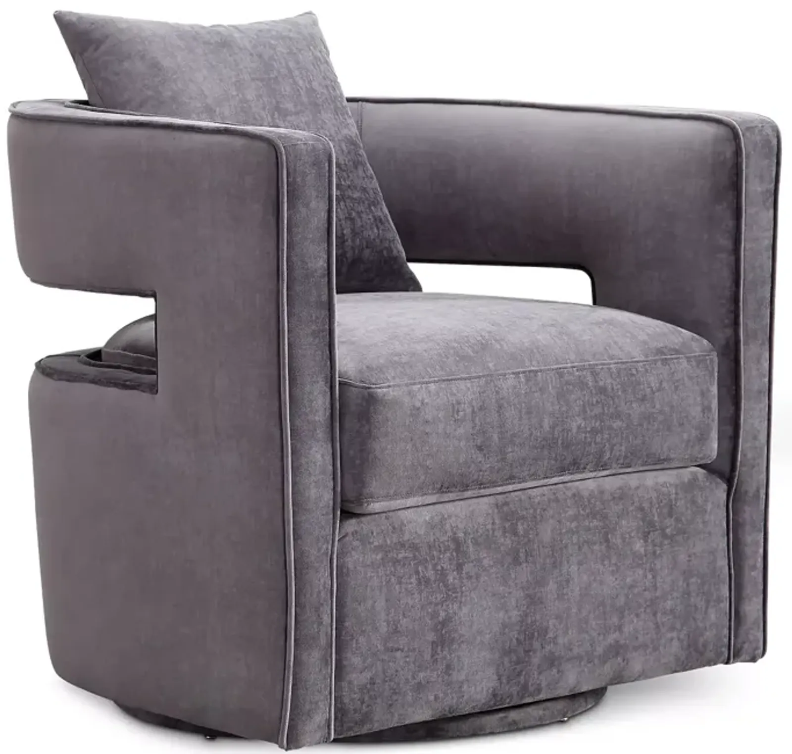 TOV Furniture Kennedy Velvet Swivel Chair