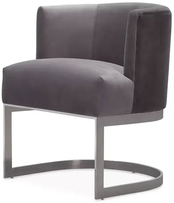 TOV Furniture Eva Gray Velvet Chair
