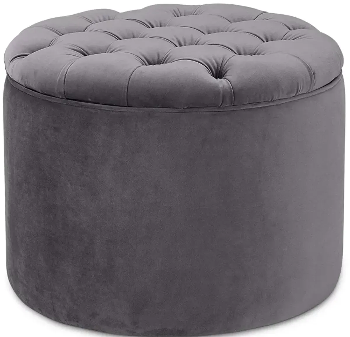 TOV Furniture Queen Velvet Storage Ottoman