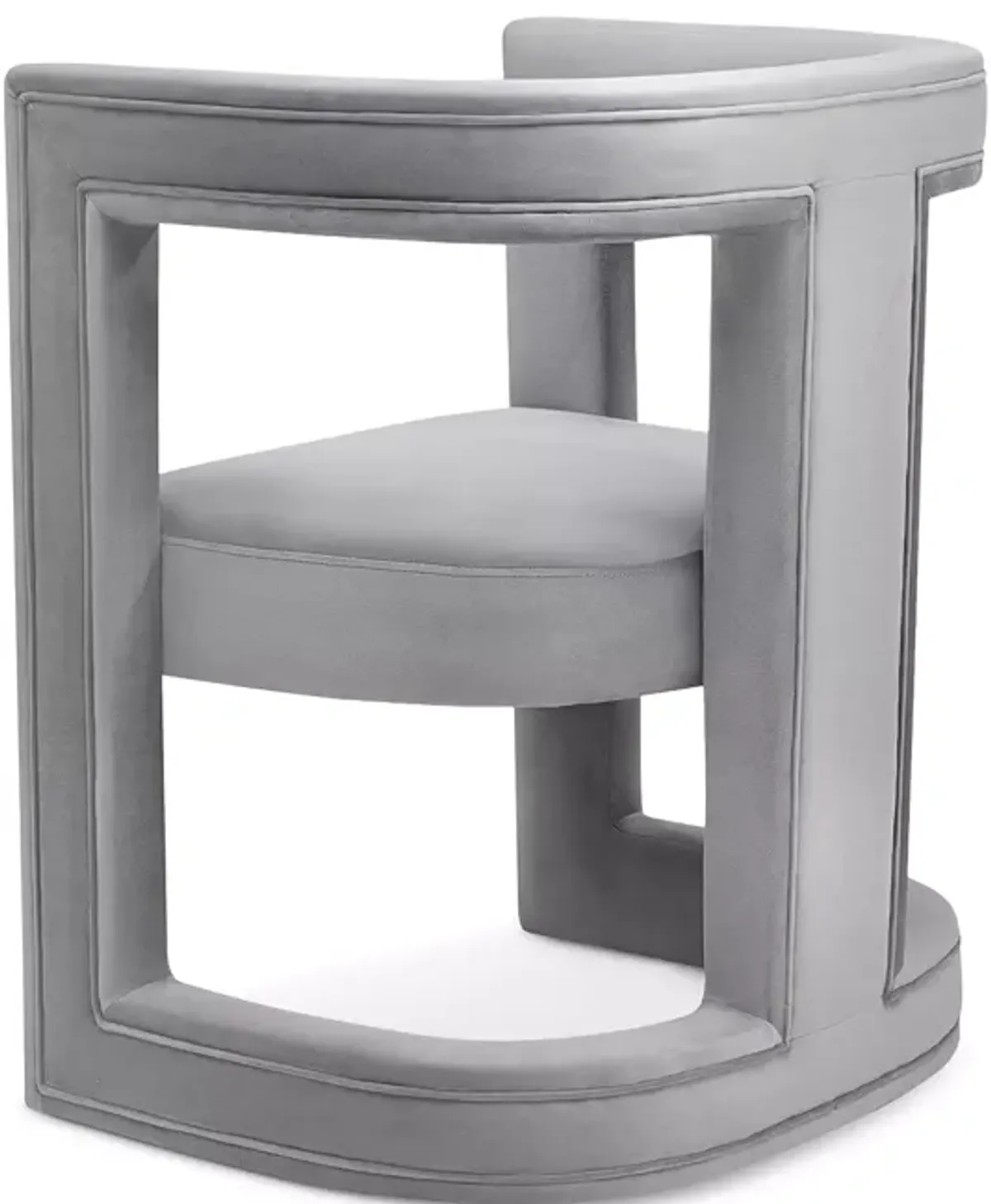 TOV Furniture Ada Gray Velvet Chair