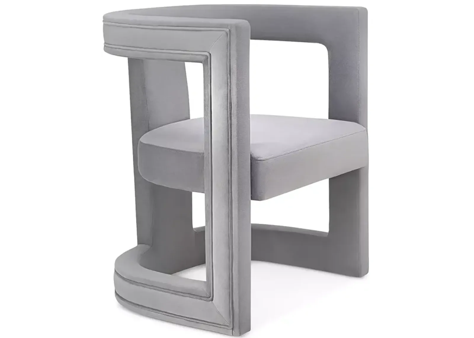 TOV Furniture Ada Gray Velvet Chair