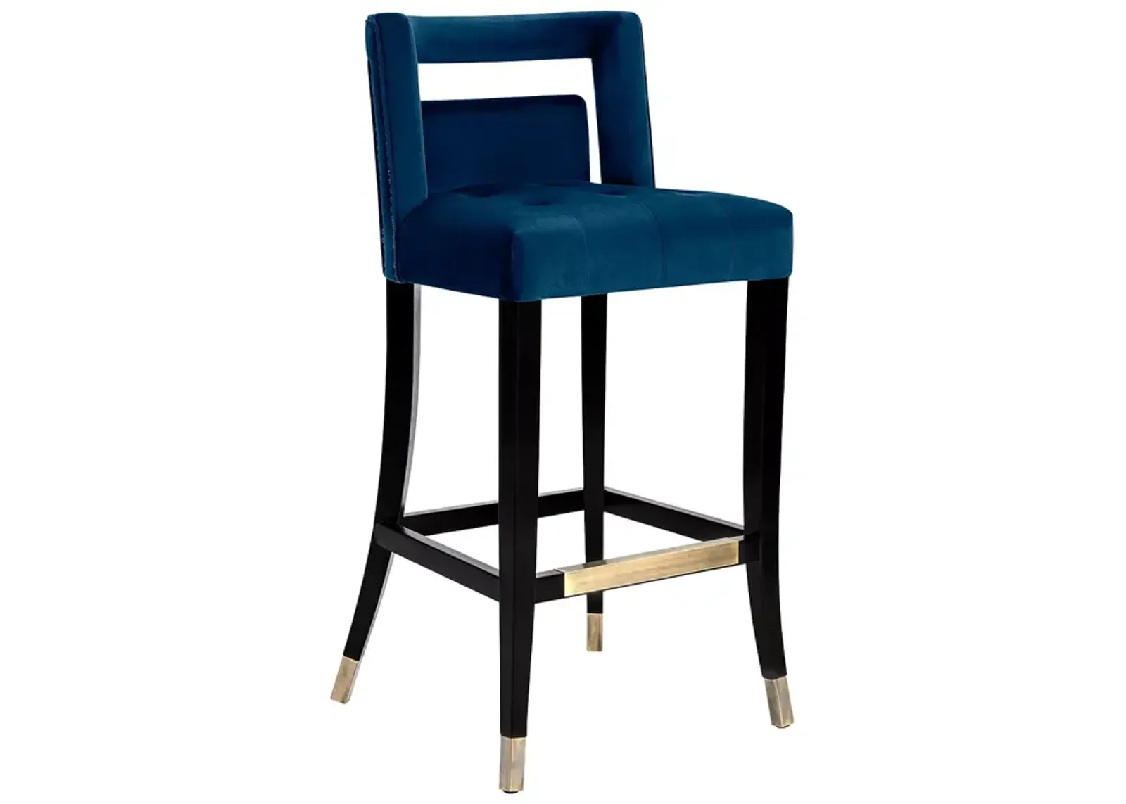 TOV Furniture Hart Velvet Counter Stool