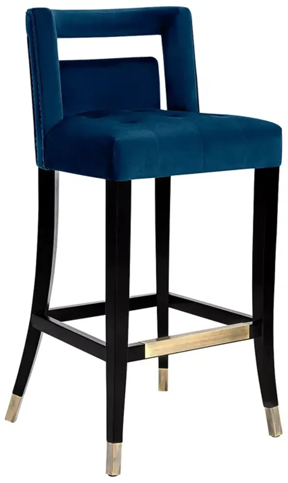 TOV Furniture Hart Velvet Counter Stool