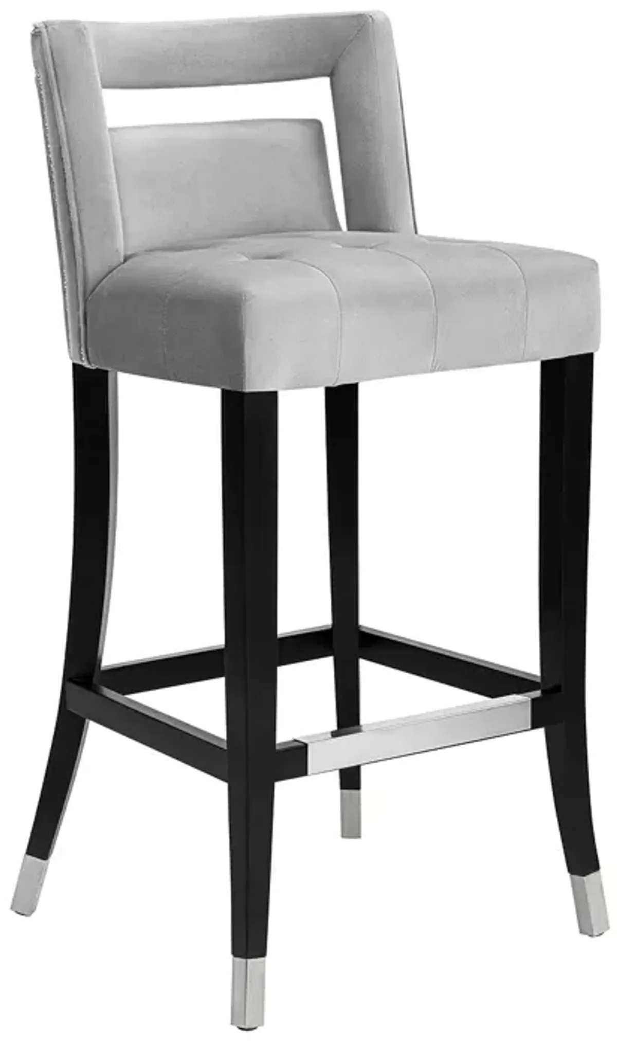 TOV Furniture Hart Velvet Bar Stool