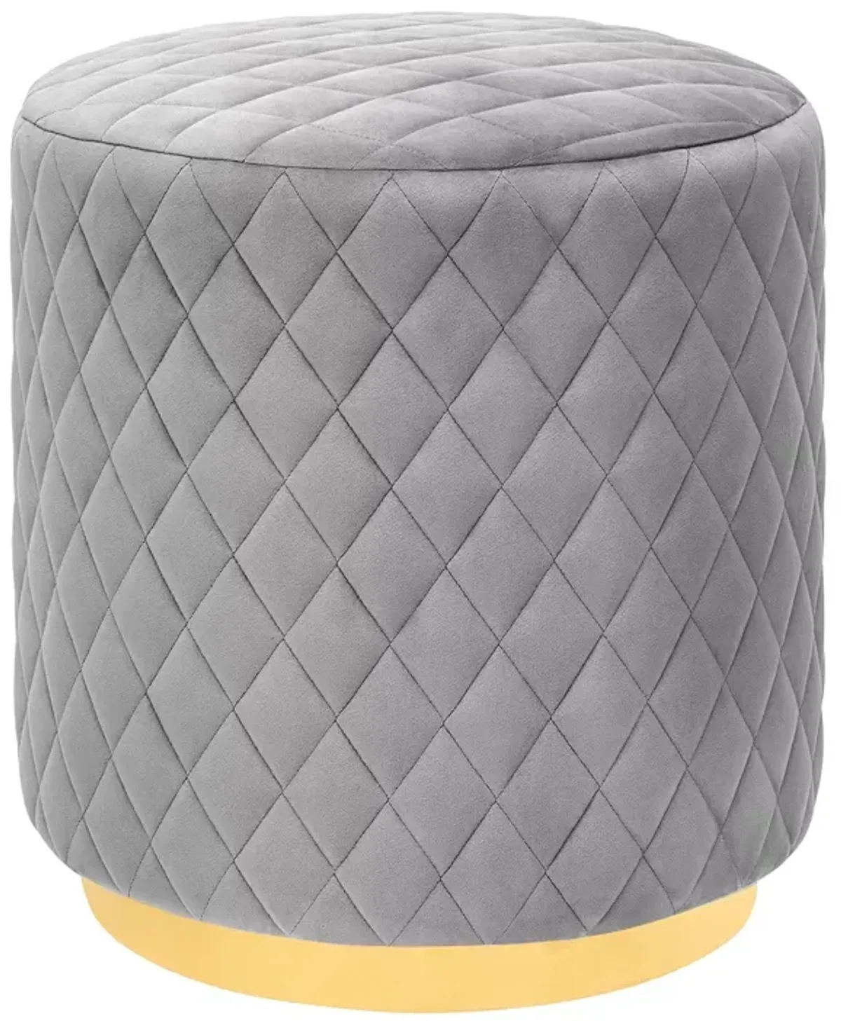 TOV Furniture Abir Velvet Ottoman