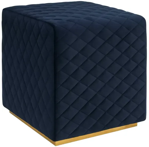 TOV Furniture Kent Velvet Ottoman
