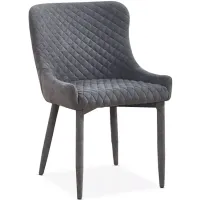 TOV Furniture Draco Gray Velvet Chair