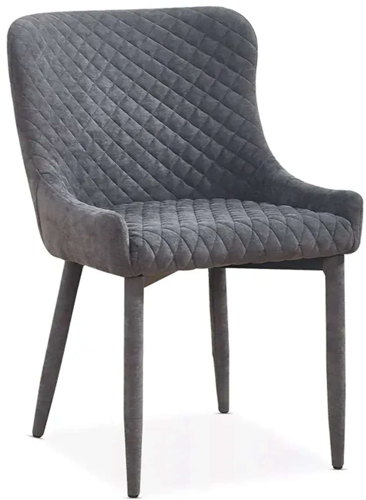 TOV Furniture Draco Gray Velvet Chair