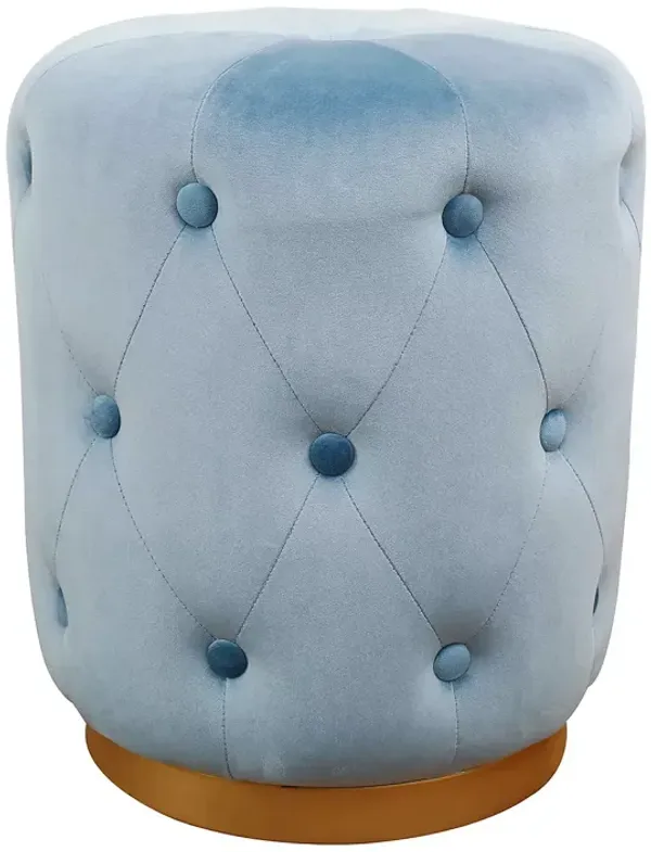 TOV Furniture Skylar Velvet Ottoman