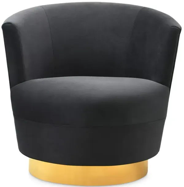 TOV Furniture Noah Velvet Swivel Chair