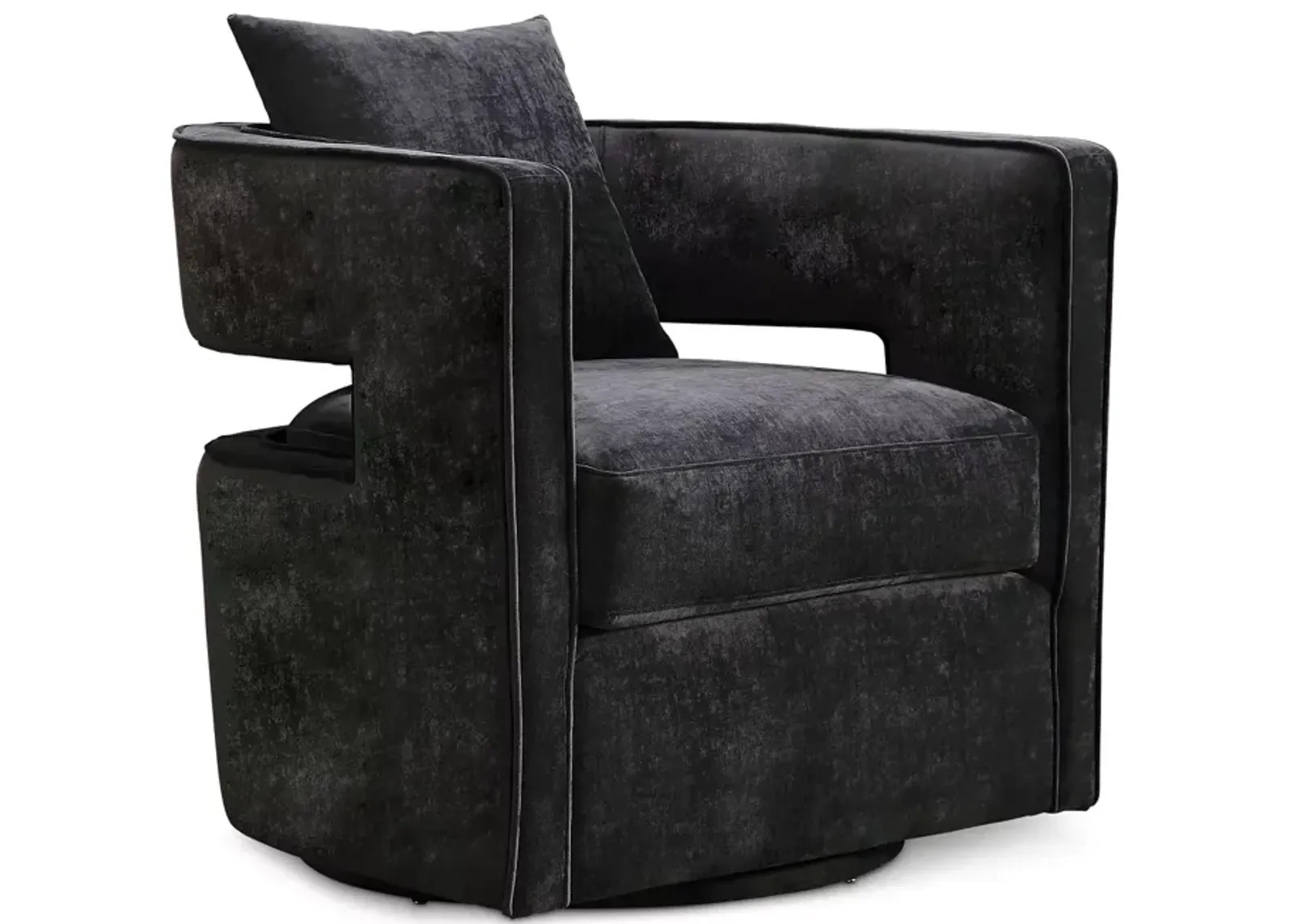 TOV Furniture Kennedy Velvet Swivel Chair