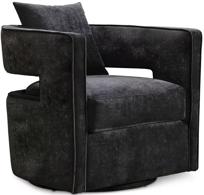 TOV Furniture Kennedy Velvet Swivel Chair