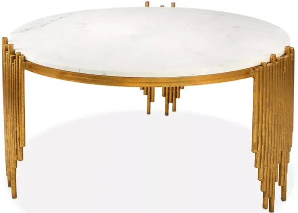 TOV Furniture Waterfall Marble Coffee Table