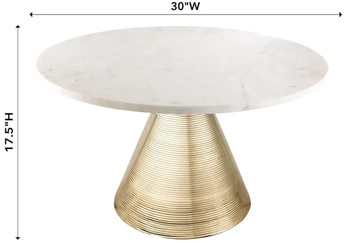 TOV Furniture Tempo Marble Coffee Table